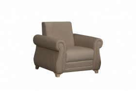Кресло для отдыха "Порто" (велюр киви латте / микровельвет крем) в Химках - ximki.katalogmebeli.com | фото 1