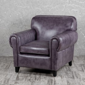 Кресло кожаное Элегант (Фиолетовый) в Химках - ximki.katalogmebeli.com | фото