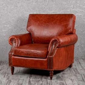 Кресло кожаное Лофт Аристократ (кожа буйвола) в Химках - ximki.katalogmebeli.com | фото 1