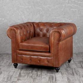 Кресло кожаное Лофт Честер (кожа) в Химках - ximki.katalogmebeli.com | фото