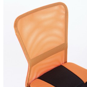 Кресло компактное BRABIX Smart MG-313 (черный, оранжевый) в Химках - ximki.katalogmebeli.com | фото 4