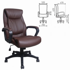 Кресло офисное BRABIX Enter EX-511 (коричневый) в Химках - ximki.katalogmebeli.com | фото