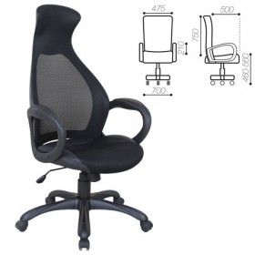 Кресло офисное BRABIX Genesis EX-517 (черное) в Химках - ximki.katalogmebeli.com | фото