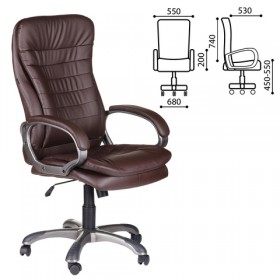 Кресло офисное BRABIX Omega EX-589 (коричневое) в Химках - ximki.katalogmebeli.com | фото