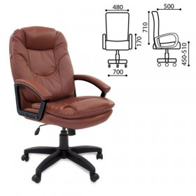 Кресло офисное BRABIX Trend EX-568 (коричневый) в Химках - ximki.katalogmebeli.com | фото