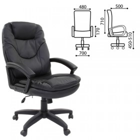 Кресло офисное BRABIX Trend EX-568 (черный) в Химках - ximki.katalogmebeli.com | фото
