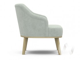 Кресло отдыха Комфорт-5 низкая спинка (бесцветный лак/FRESCA BRILLIANT) в Химках - ximki.katalogmebeli.com | фото 2