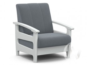 Кресло для отдыха Омега (снег лак/CATANIA SILVER) в Химках - ximki.katalogmebeli.com | фото