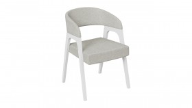 Кресло «Техас 1» (Белый матовый/Шенилл Estetica Moonstone №221) в Химках - ximki.katalogmebeli.com | фото