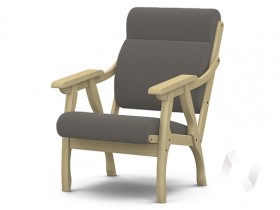 Кресло Вега-10 (бесцветный лак/ULTRA STONE) в Химках - ximki.katalogmebeli.com | фото 1