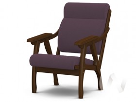 Кресло Вега-10 (орех лак/ULTRA PLUM) в Химках - ximki.katalogmebeli.com | фото