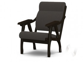 Кресло Вега-10 (венге лак/ULTRA GRAFIT) в Химках - ximki.katalogmebeli.com | фото 1
