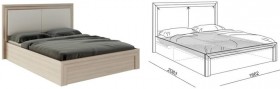 Кровать 1,6 Глэдис (М32) с подъемным механизмом Распродажа в Химках - ximki.katalogmebeli.com | фото 2