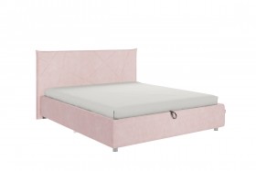 Кровать 1,6 Квест (Нежно-розовый велюр/под-мех) в Химках - ximki.katalogmebeli.com | фото
