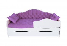 Кровать 170 серии Иллюзия Лайт 1 ящик 32 Фиолетовый (подушки) в Химках - ximki.katalogmebeli.com | фото