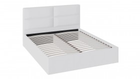 Кровать «Глосс» с мягкой обивкой тип 1 (1600) (Белая) в Химках - ximki.katalogmebeli.com | фото