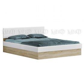 Кровать с подъемным механизмом 1,4 спальня Фортуна (Дуб сонома/белый глянец) в Химках - ximki.katalogmebeli.com | фото