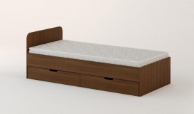 Кровать с ящиками 900 (Орех темный) в Химках - ximki.katalogmebeli.com | фото
