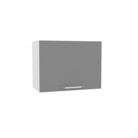 Квадро ВПГ 600 шкаф верхний горизонтальный высокий (Ваниль кожа/корпус Серый) в Химках - ximki.katalogmebeli.com | фото
