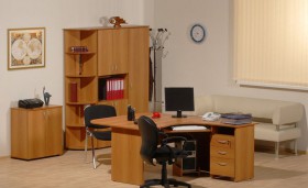 Мебель для персонала Рубин 42 Светлый миланский орех в Химках - ximki.katalogmebeli.com | фото 2