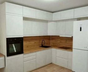 Модульная кухня Бруклин 2.4 x 2 м (Бетон белый) в Химках - ximki.katalogmebeli.com | фото 15