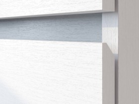 Модульная система "Токио" Комод 4 ящика Белый текстурный / Белый текстурный в Химках - ximki.katalogmebeli.com | фото 4