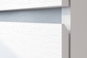 Модульная система "Токио" Тумба прикроватная Белый текстурный / Белый текстурный в Химках - ximki.katalogmebeli.com | фото 4