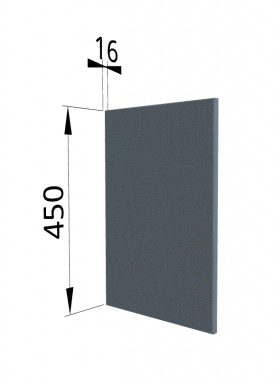Панель торцевая (для шкафа горизонтального высокого) ВПГ Квадро (Лунный свет) в Химках - ximki.katalogmebeli.com | фото