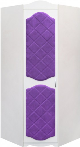 Шкаф угловой Иллюзия 32 Фиолетовый в Химках - ximki.katalogmebeli.com | фото