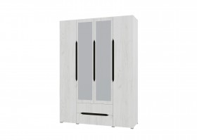 Шкаф 4-х створчатый с ящиками и зеркалами Вега (Прованс) в Химках - ximki.katalogmebeli.com | фото