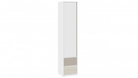 Шкаф для белья комбинированный «Сканди» Дуб Гарден/Белый/Глиняный серый в Химках - ximki.katalogmebeli.com | фото