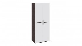 Шкаф для одежды с 2-мя дверями «Фьюжн» Белый глянец/Венге Линум в Химках - ximki.katalogmebeli.com | фото