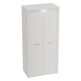 Шкаф двухдверный Элана 645 Бодега белая в Химках - ximki.katalogmebeli.com | фото