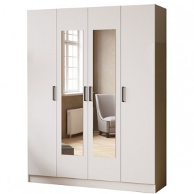 Шкаф комбинированный Ларс (1,6) белый в Химках - ximki.katalogmebeli.com | фото