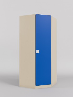 Шкаф угловой (угловая секция) Скай (Синий/корпус Клен) в Химках - ximki.katalogmebeli.com | фото