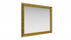 Зеркало навесное "Айрум"/(дуб кальяри / профиль: золото с орнаментом) в Химках - ximki.katalogmebeli.com | фото